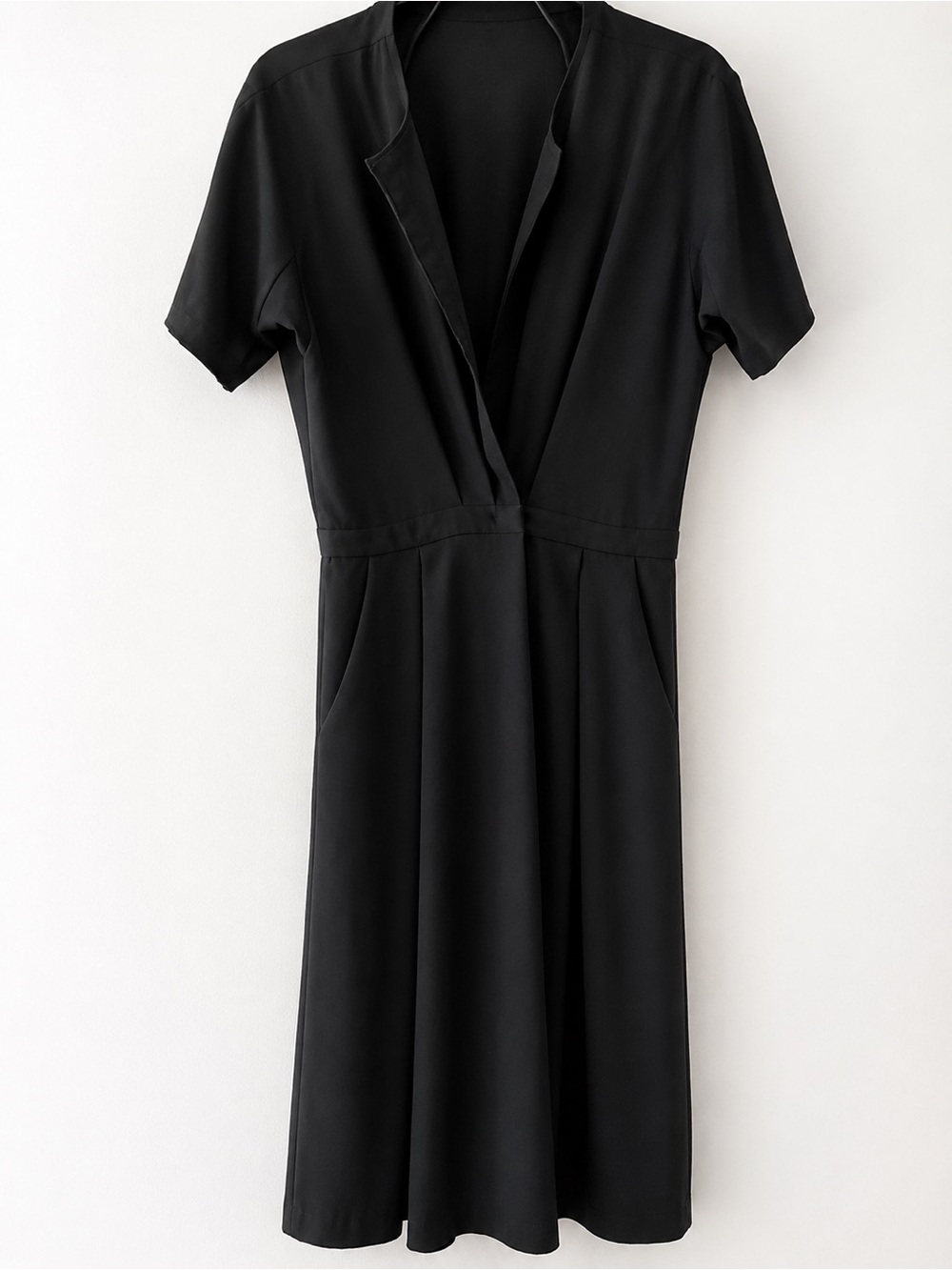 Rachel Comey Black Short-Sleeve Wide-Leg Jumpsuit